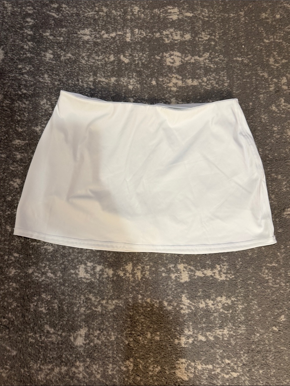Garage White Mini Skirt - Stretch Casual